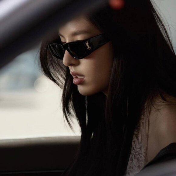 🕶️ New Saint Laurent SLM140/F 003 Sunglasses - Havana Frame, Grey Lenses - Picture 3 of 11